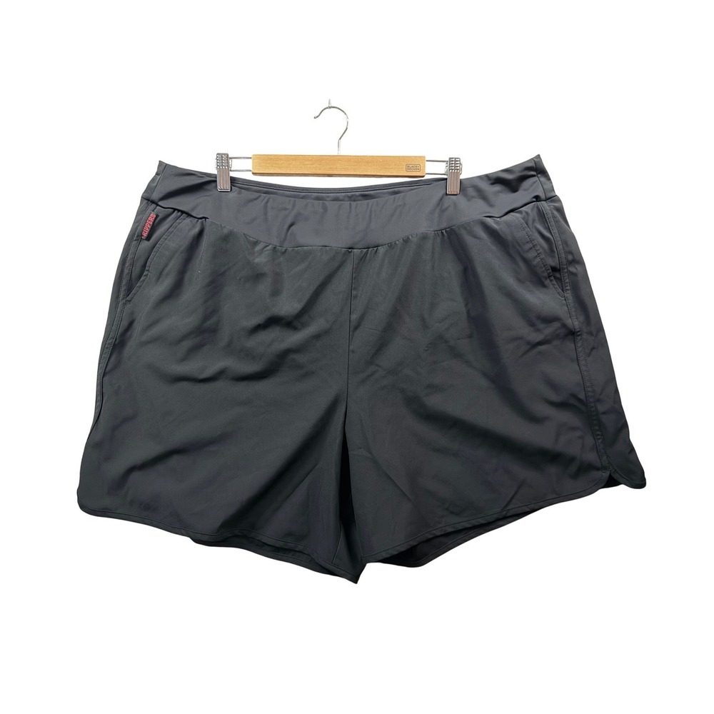 Maui Rippers Board Shorts Women 4X Black Bikini Lined Quick Dry Pockets